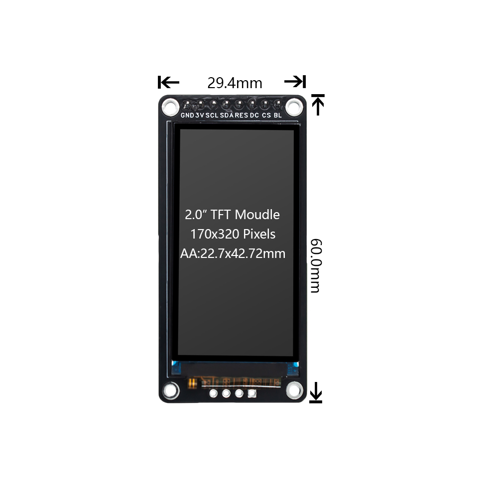 2 inch LCD Display Module with ST7789 Sunlight Readable - Image 4