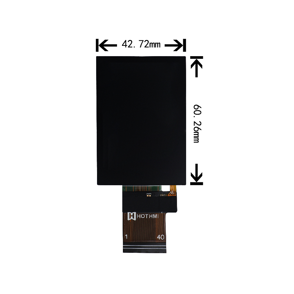2.4 inch Anti-Glare Display Transflective TFT LCD For outdoor - Image 2