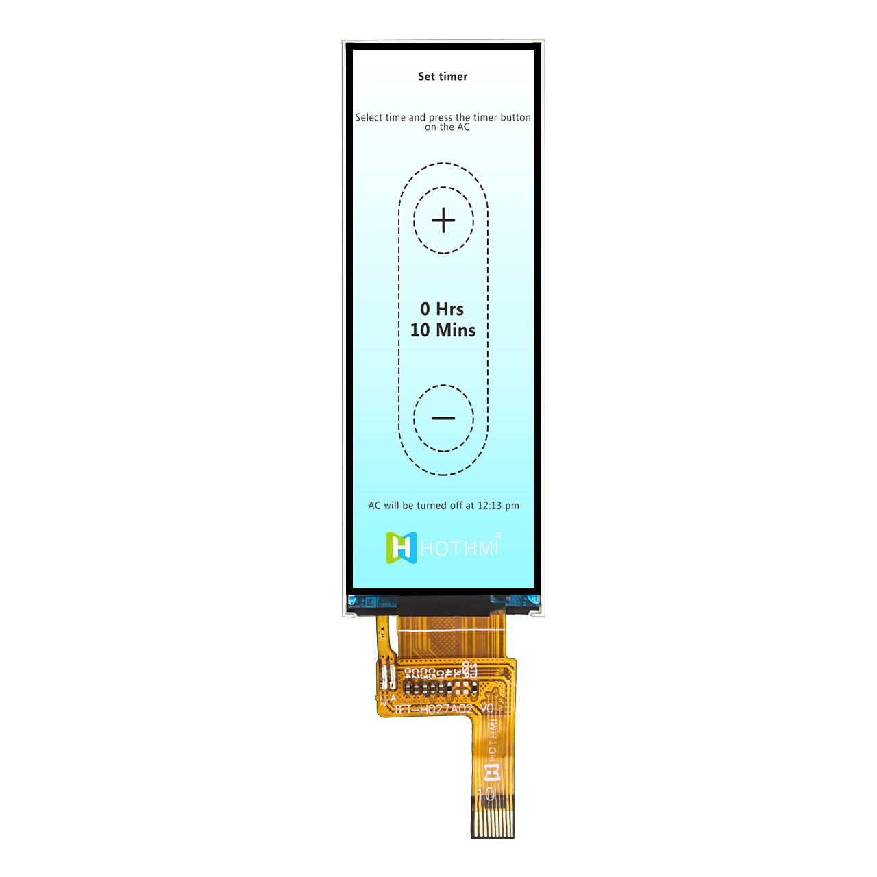2.7 inch IPS LCD Screen 142 x 428 SPI NV3007 - Image 2