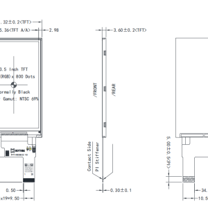 3.5 inch Sunlight Readable TFT MIPI ST7701S