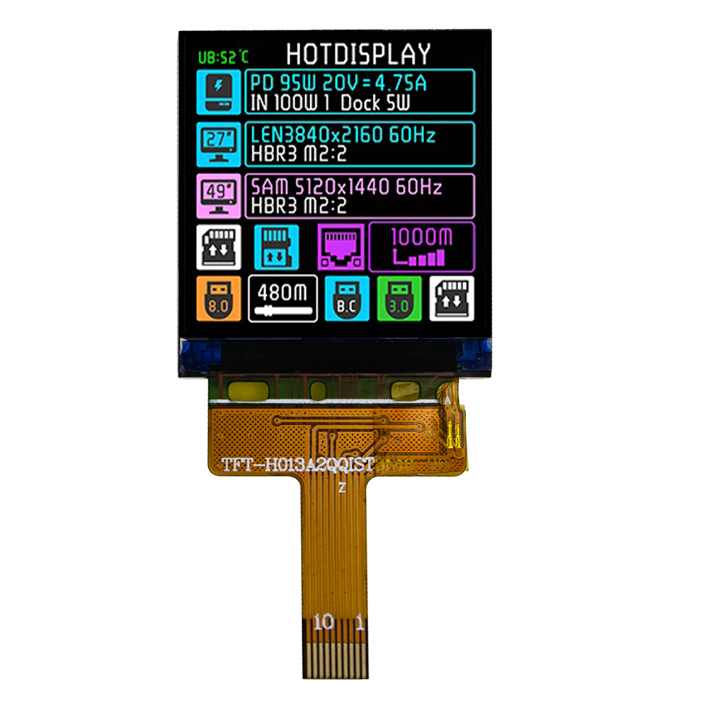Square Display 1.3inch SPI TFT LCD ST7789H2 - Image 3