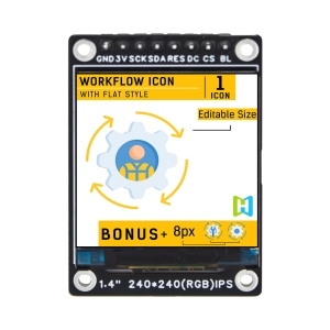 1.4 inch Square Display Screen ST7789 SPI