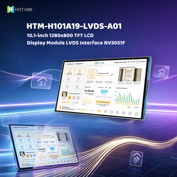 10.1 inch Capacitive Screen 800x1280 LVDS