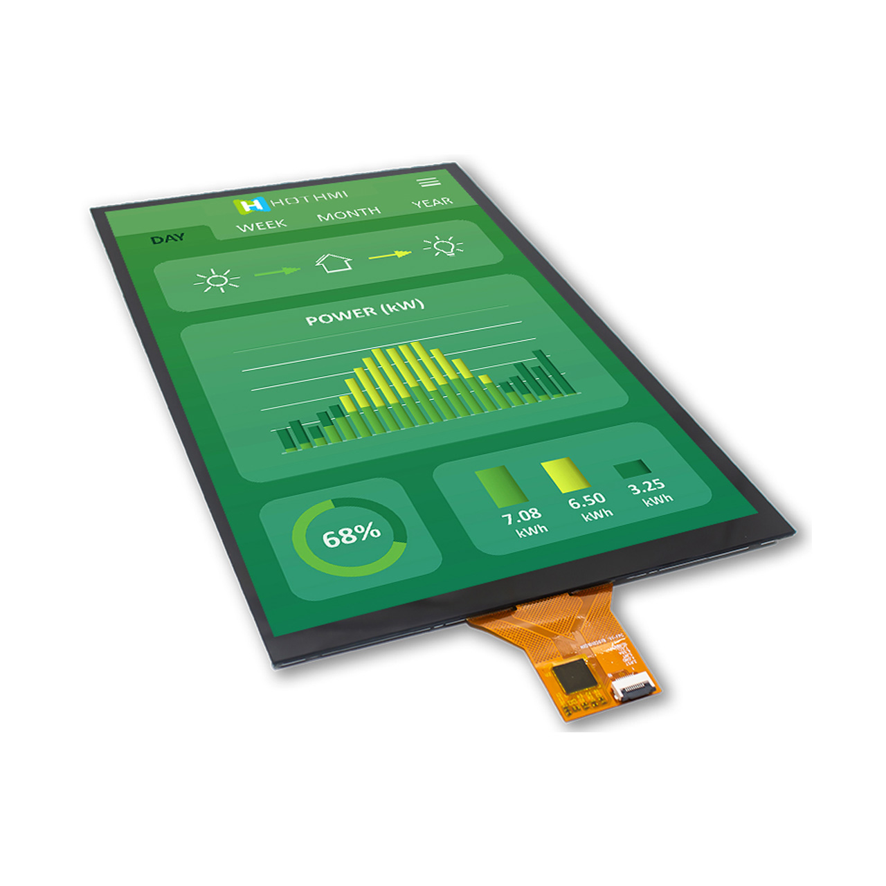 10.1 inch High Brightness TFT LCD Display LVDS - Image 3