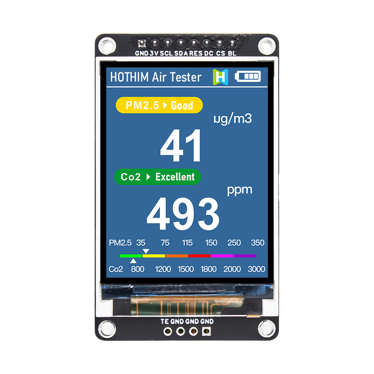 2 inch SPI TFT LCD High Brightness with ST7789