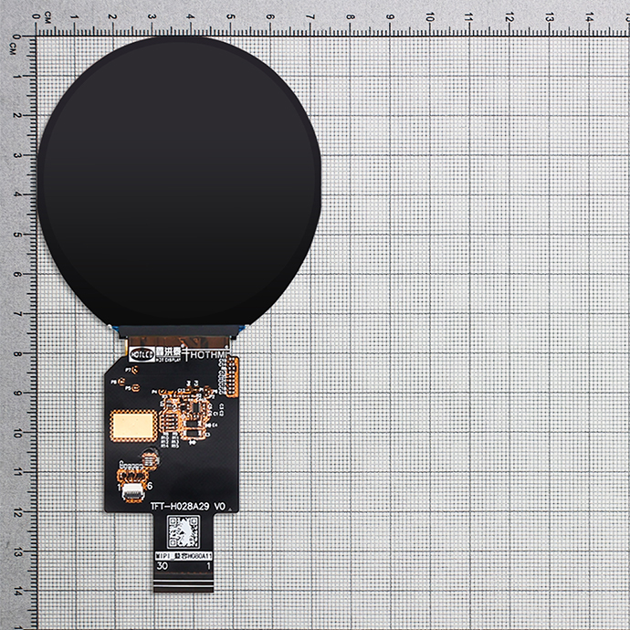 2.8 inch MIPI LCD Display Round AXS15260D - Image 5