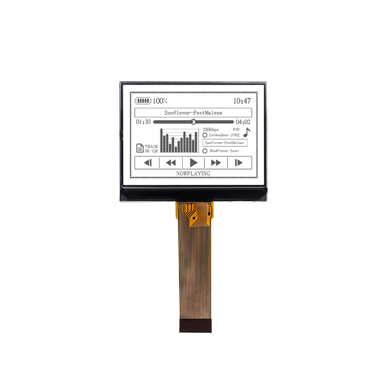HOTHMI 240x160 COG LCD 2.6 inch ST7586S