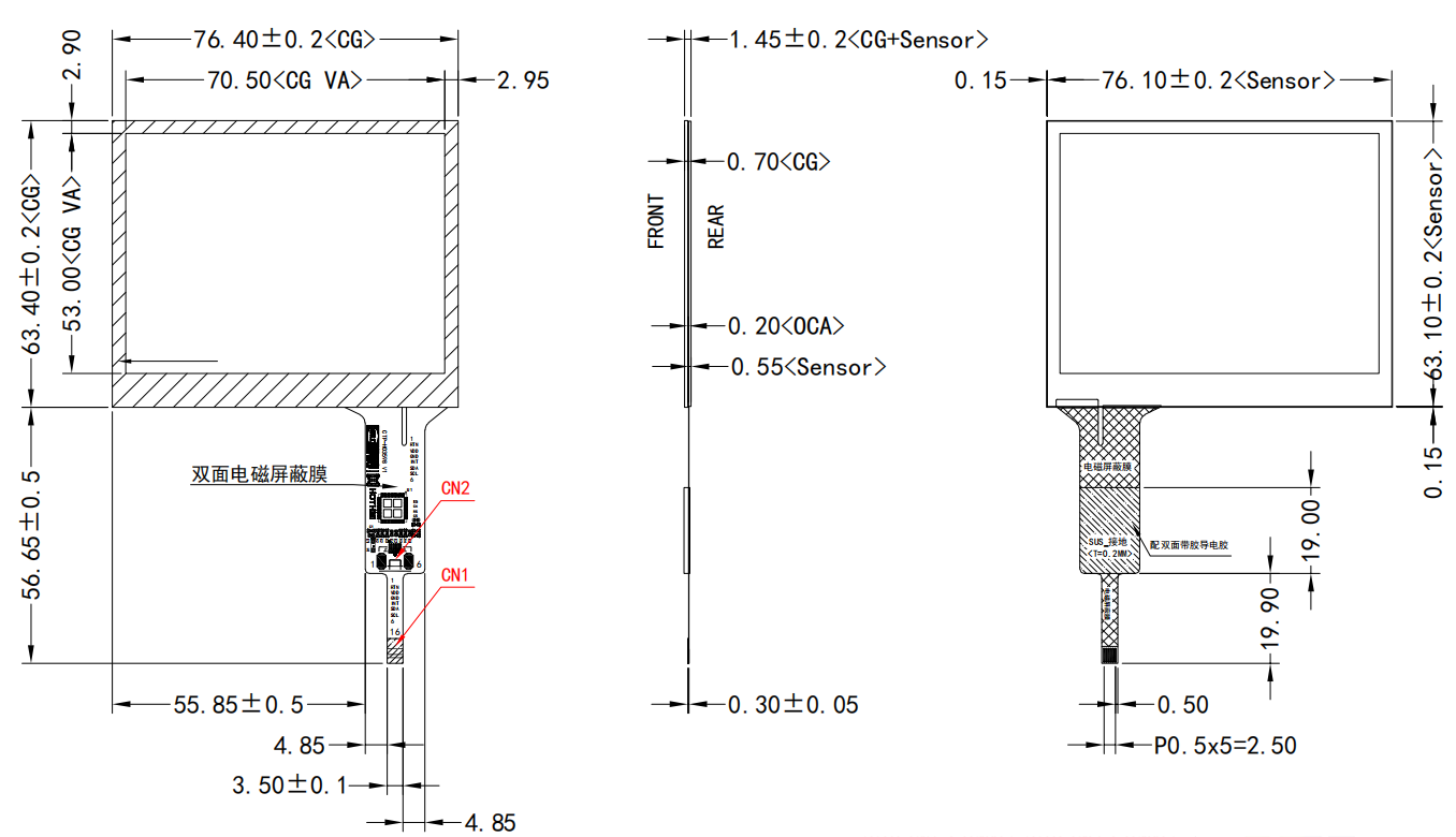 3.5 inch TFT Touch Panel GT1151QM with IIC