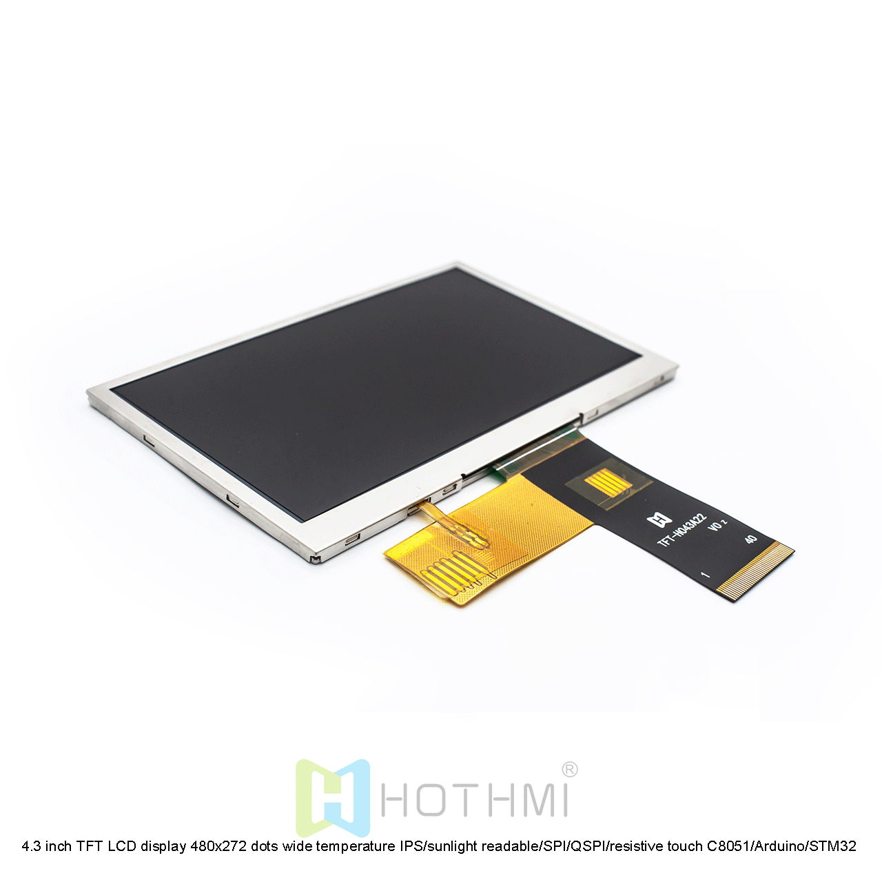 4.3 inch Touchscreen Resistive 480×272 - Image 4