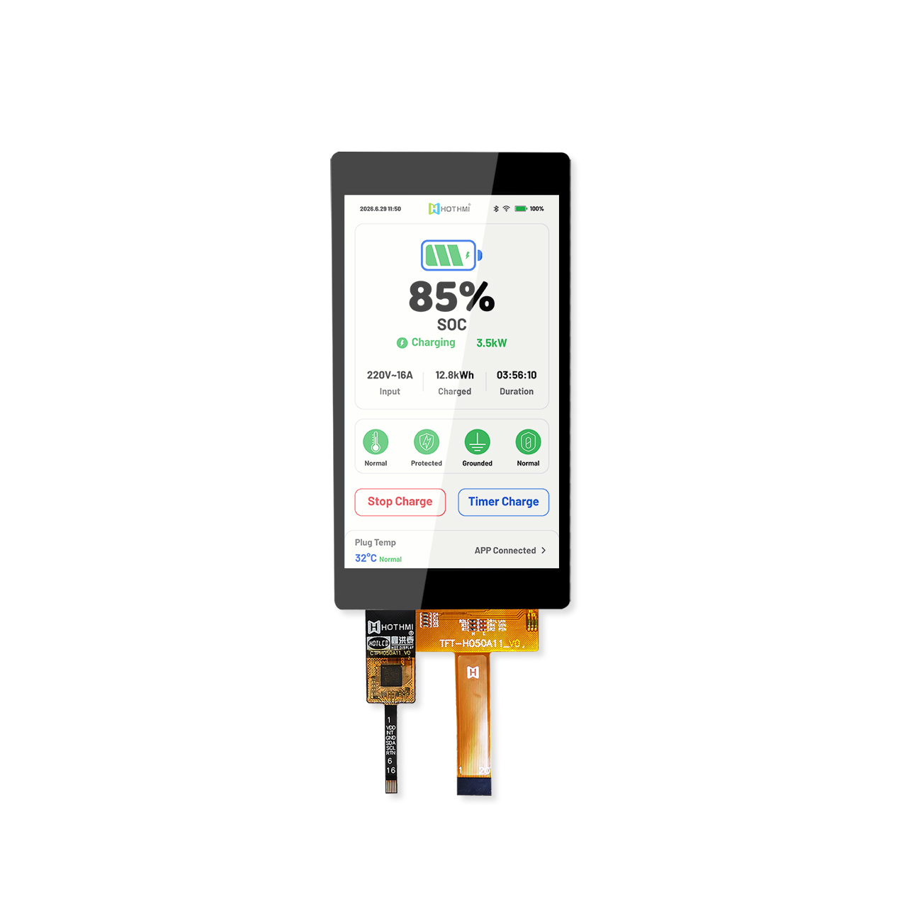 5 inch High Brightness Screen IPS ST7701S