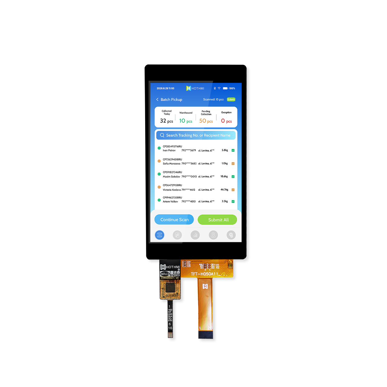 5 inch High Brightness Screen IPS ST7701S - Image 2