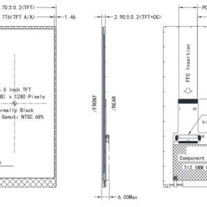 5 inch In-cell TFT Display MIPI ST7123P