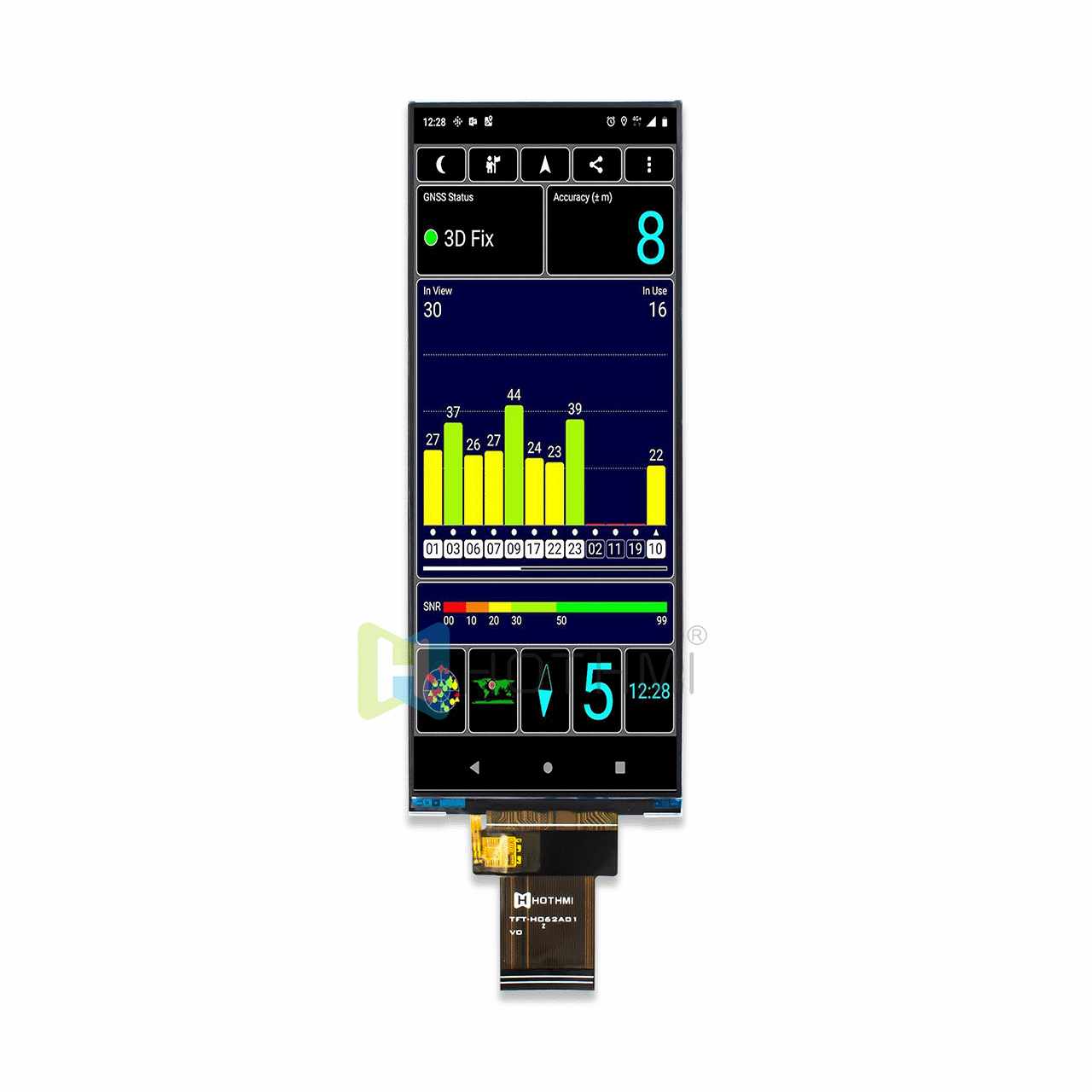 6.2 inch LCD Screen Module ST7701S TFT Bar