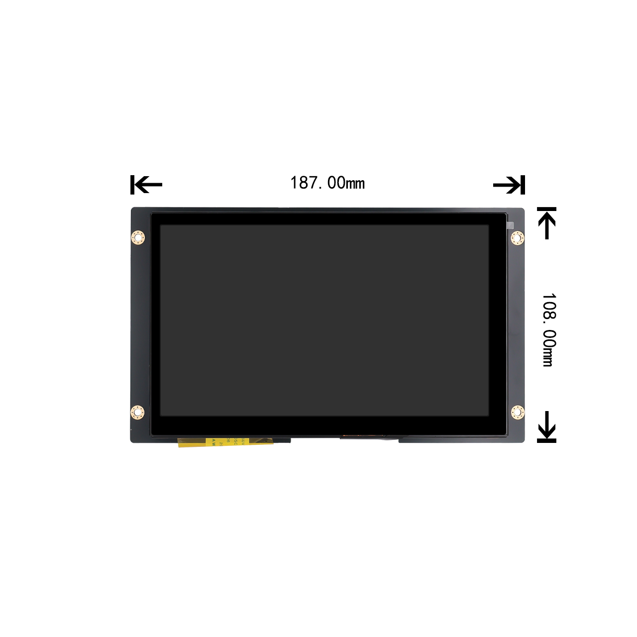 7 inch TFT LCD Touch Screen High Brightness LVDS - Image 2