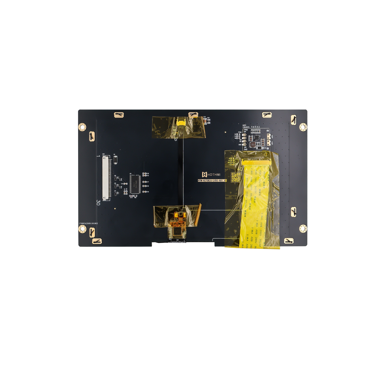 7 inch TFT LCD Touch Screen High Brightness LVDS - Image 4