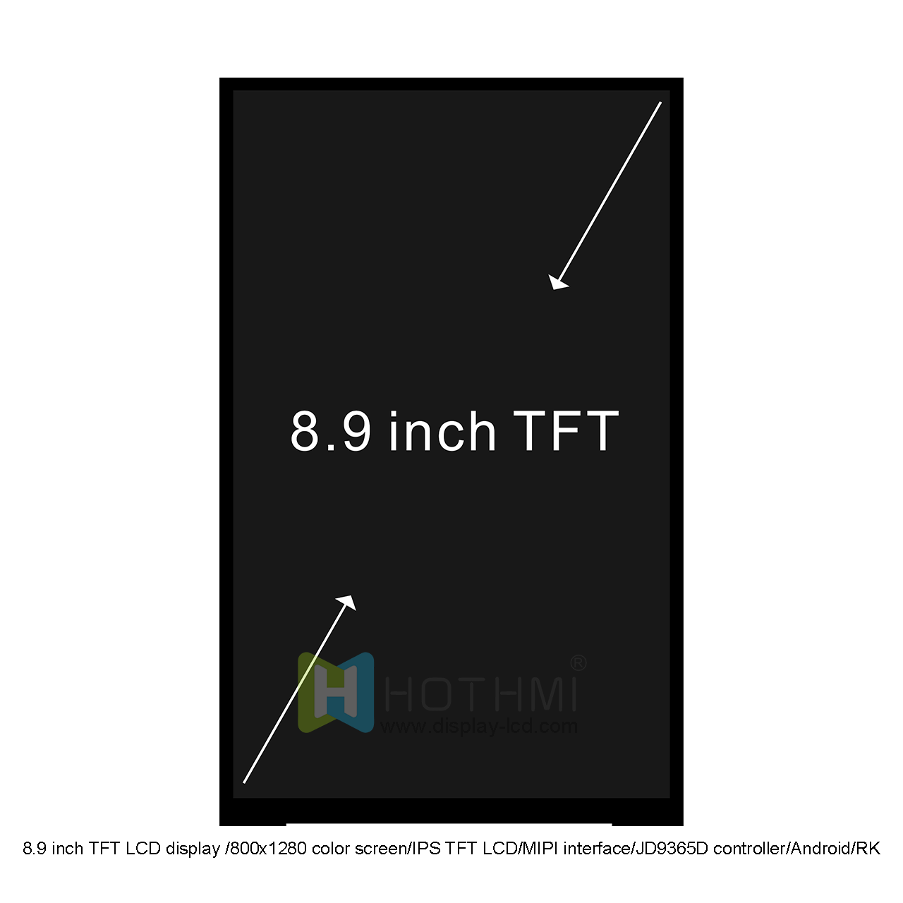 8.9 inch IPS Screen High Brightness MIPI - Image 2
