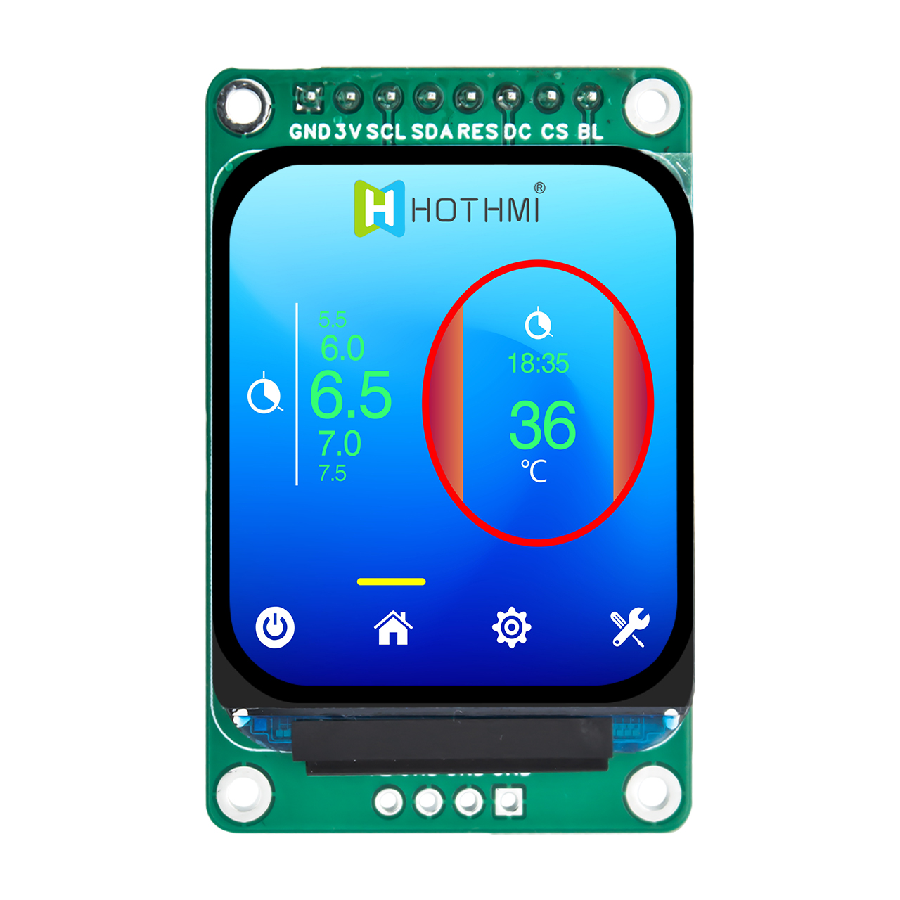 1.69 inch Arduino Display 240×280 ST7789 SPI