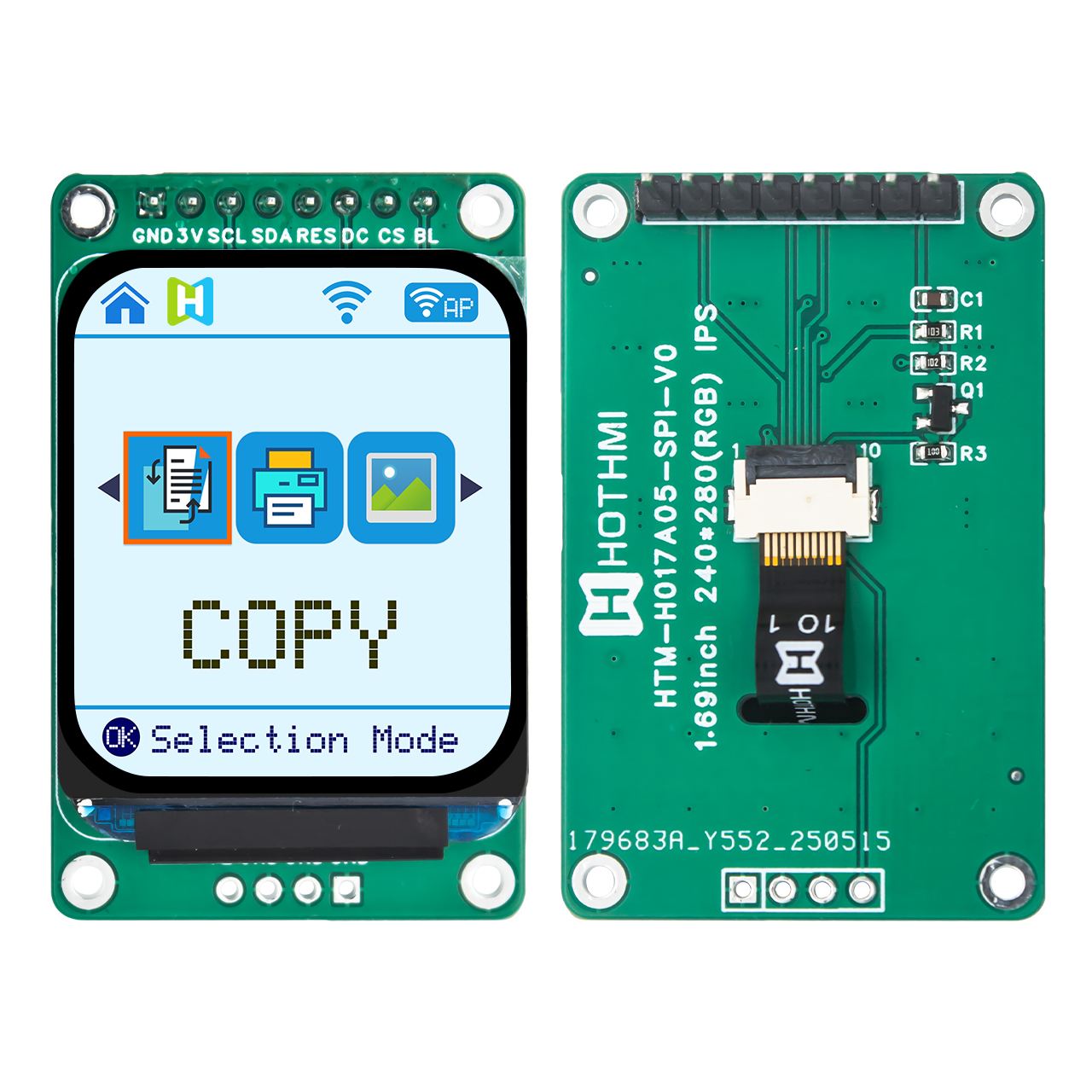 1.69 inch Arduino Display 240×280 ST7789 SPI - Image 3