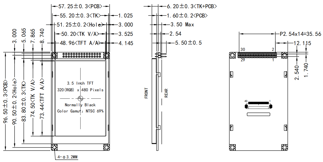 3.5 inch Display for Raspberry Pi ILI9488