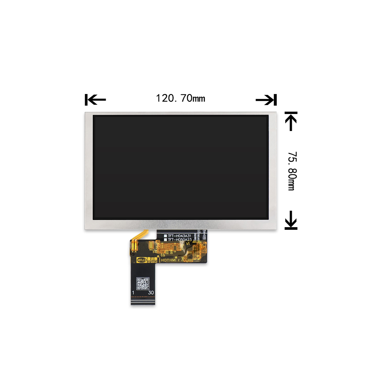 5 inch Sunlight Readable TFT Screen GH7006 - Image 2