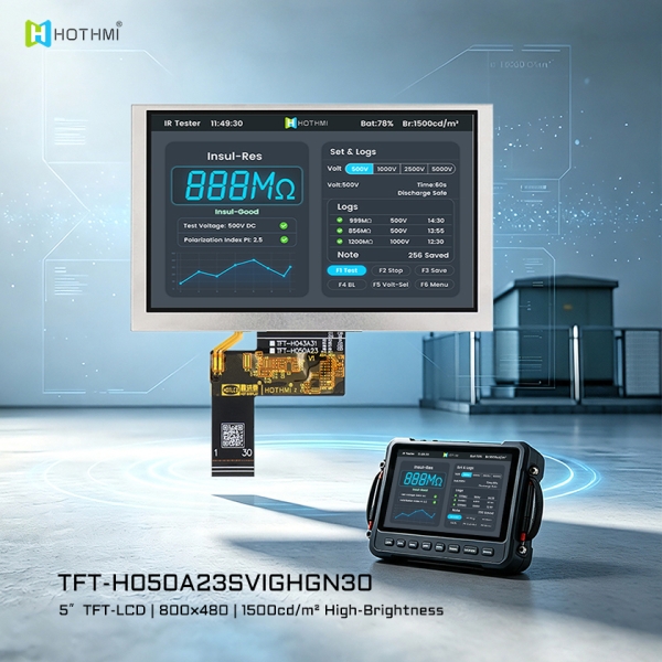 5 inch Sunlight Readable TFT Screen GH7006
