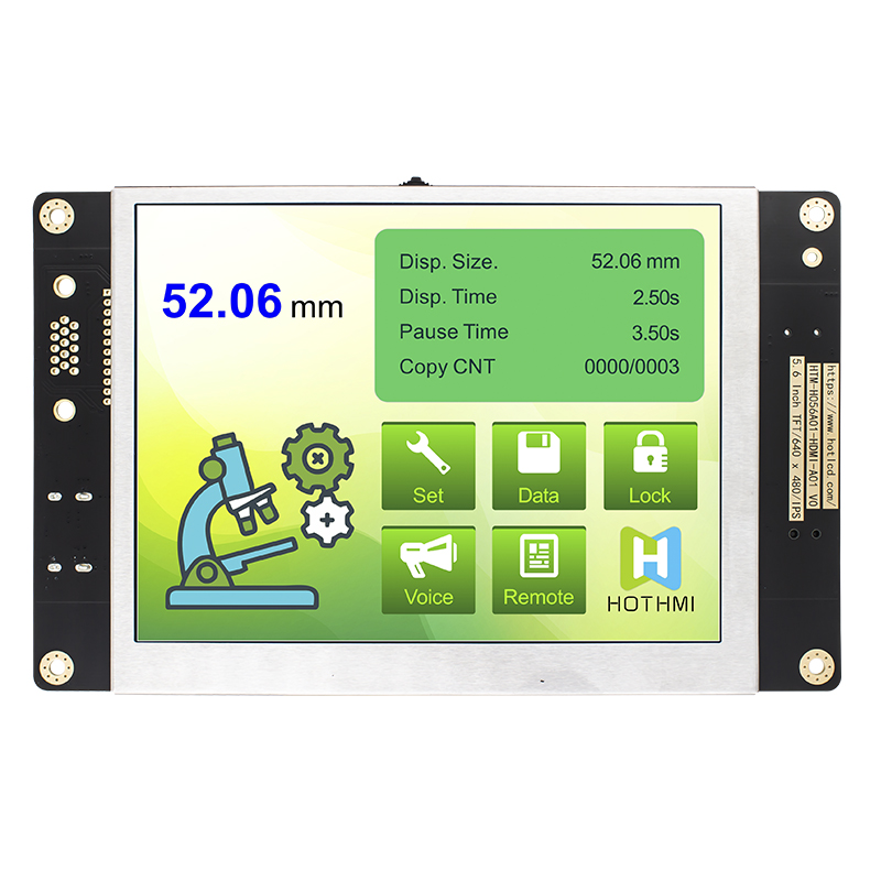 HOTHMI 5.6 inch HMI LCD Display 640x480 Raspberry Pi