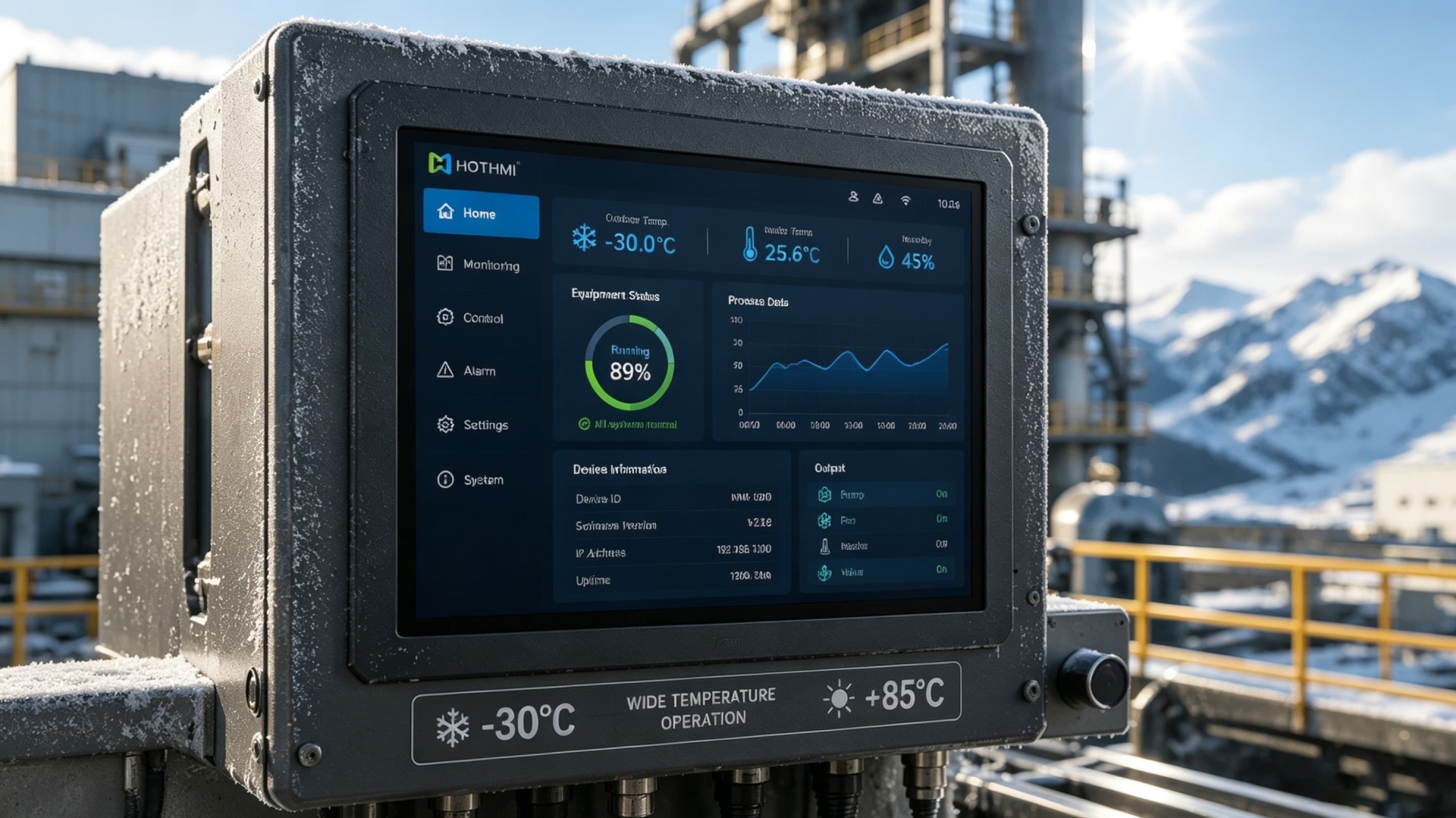 8-inch 1920×1200 Wide-Temperature IPS Industrial Display MIPI  LVDS Dual Interface
