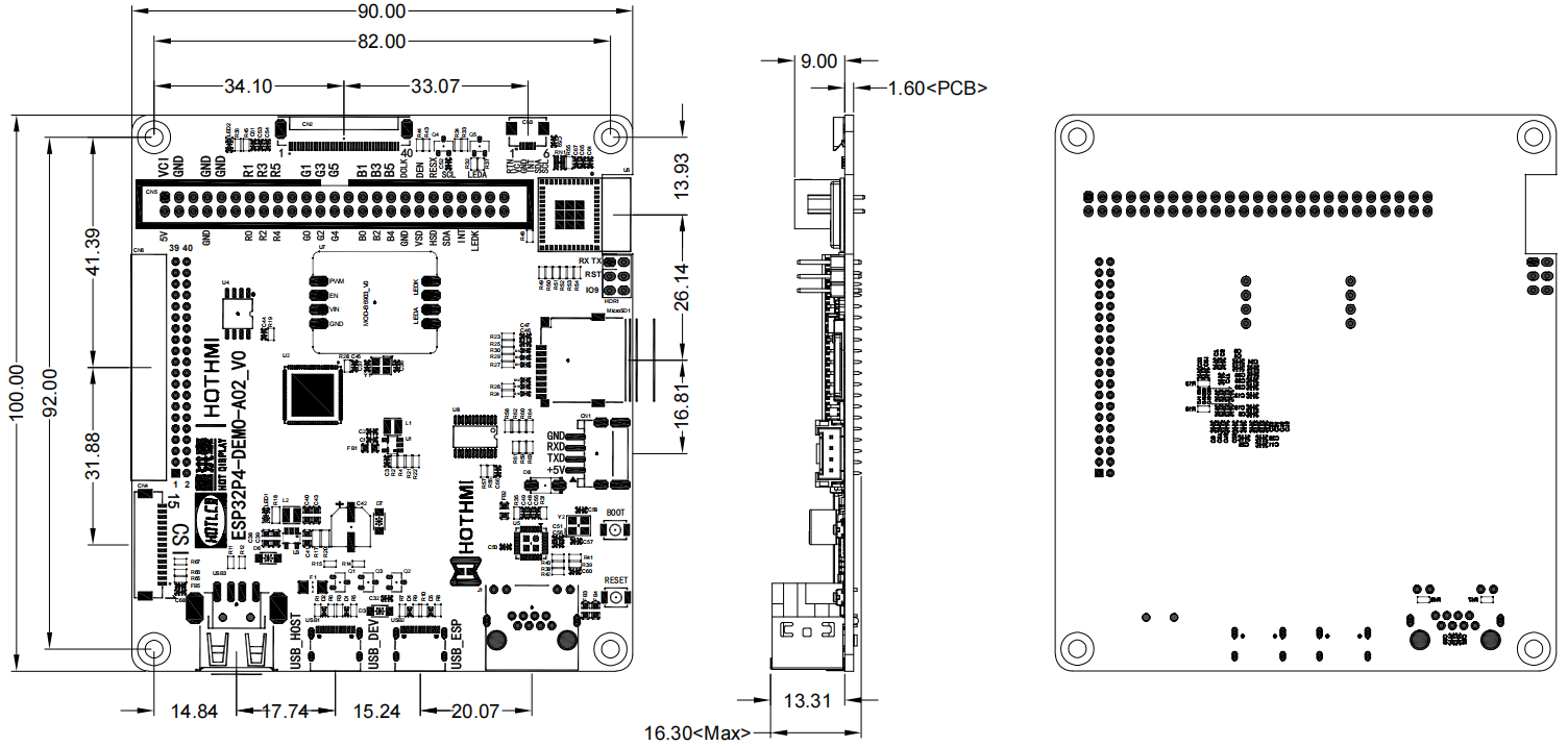 ESP32-P4 development board
