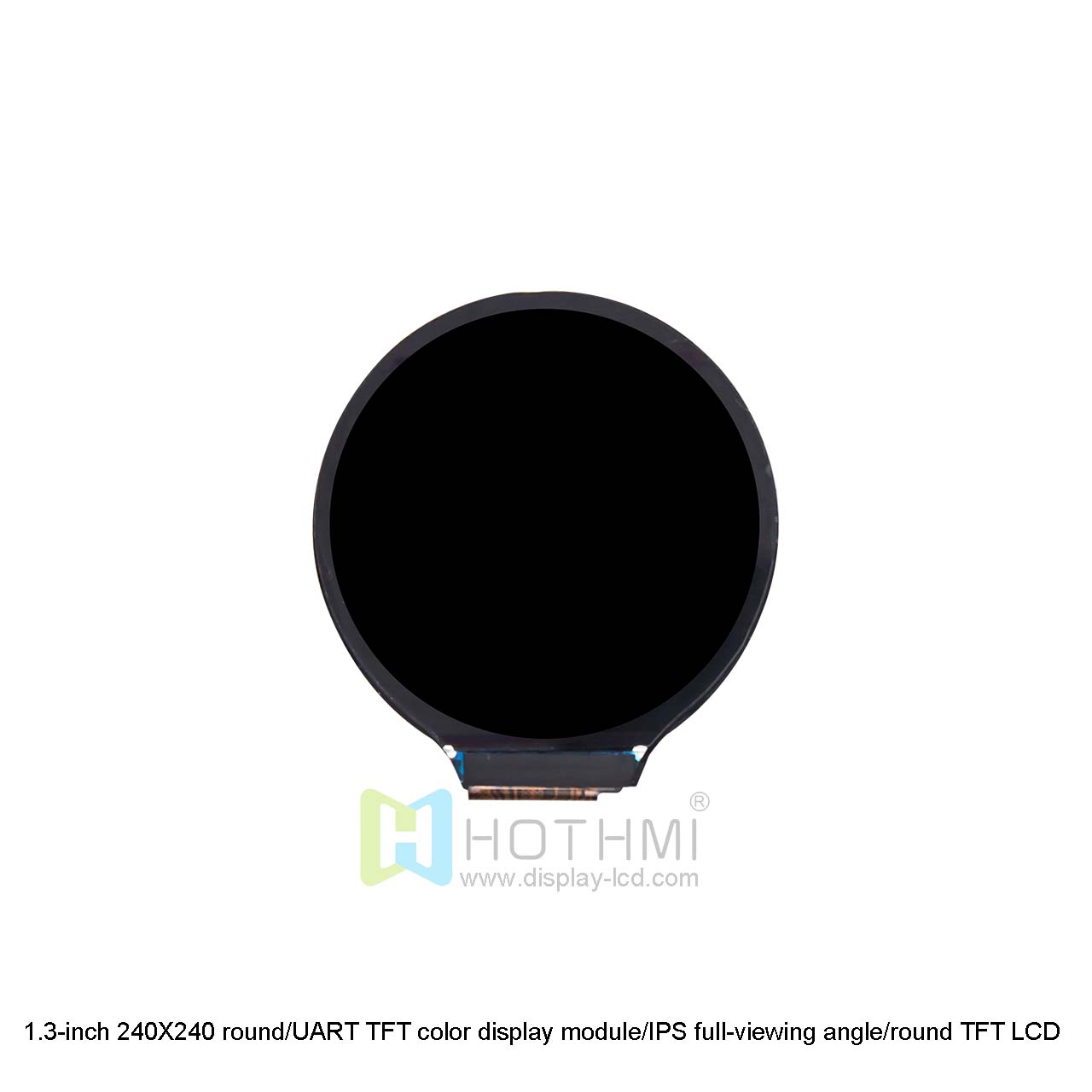 HOTHMI 1.3 inch Round TFT Display 240x240 UART - Image 2